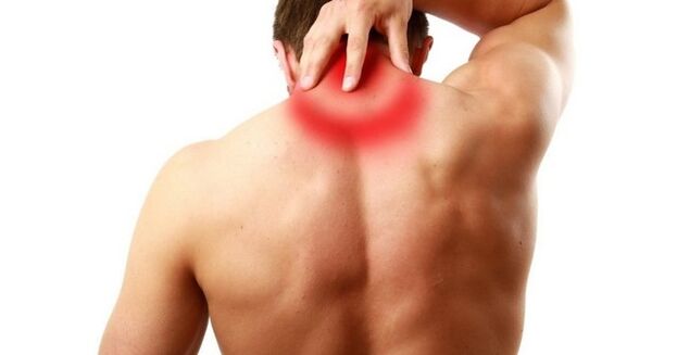Neck pain from growths on the vertebrae