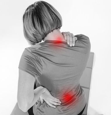 The pain in the neck and in the lower back